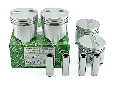 Поршень ВАЗ 2105 (80.0, С) с пальцем СТК 21050-1004018-80C купить в ...