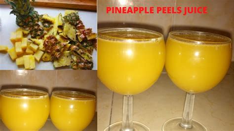 Juice From Boiled Pineapple Peels Recipe Do Not Throw Away Pineapple Peels Nutritious Juice