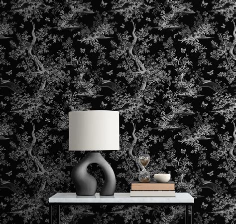 Transform Your Space with Vintage Black Wallpaper