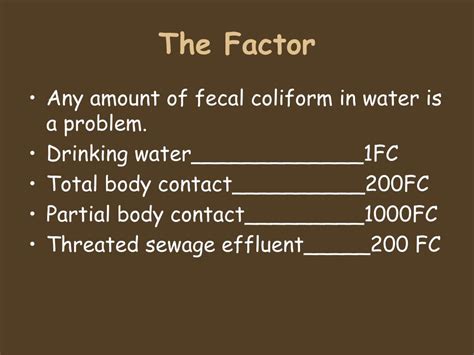 PPT - Fecal Coliform PowerPoint Presentation, free download - ID:4612235