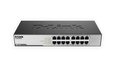 16 Port Fast Ethernet 10/100 Switch (DSS-16+) | D-Link