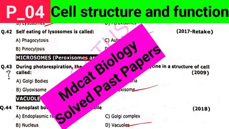 Mdcat Biology Past Paper Mcqs With Solution Mdcat Biology Preparation