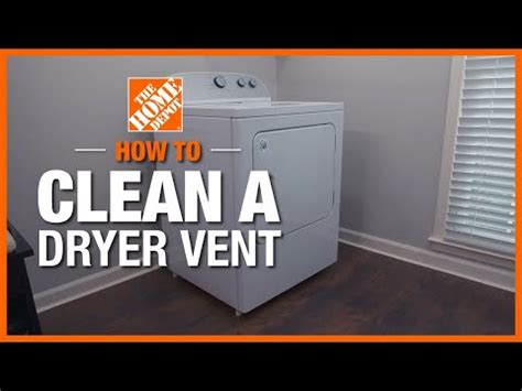 How To Clean Your Dryer Vent The Home Depot