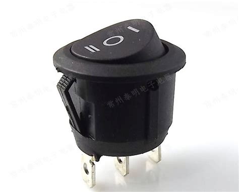 Купить 50pcs/lot 3 pin на off на 3 позиции черная круглая кнопка рокер ...