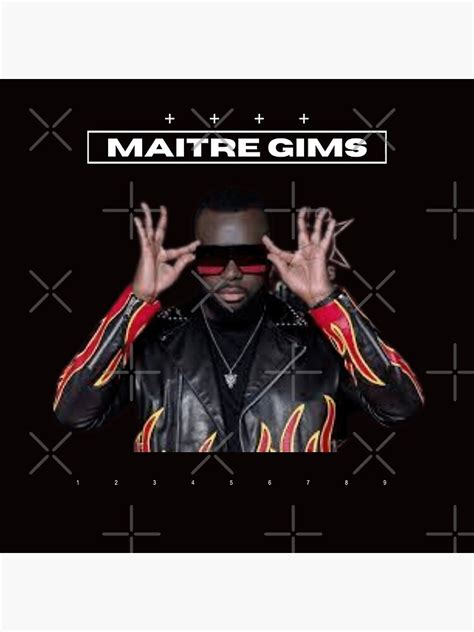 Poster Maitre Gims Gims Amoureau Par Merwane2005 Redbubble