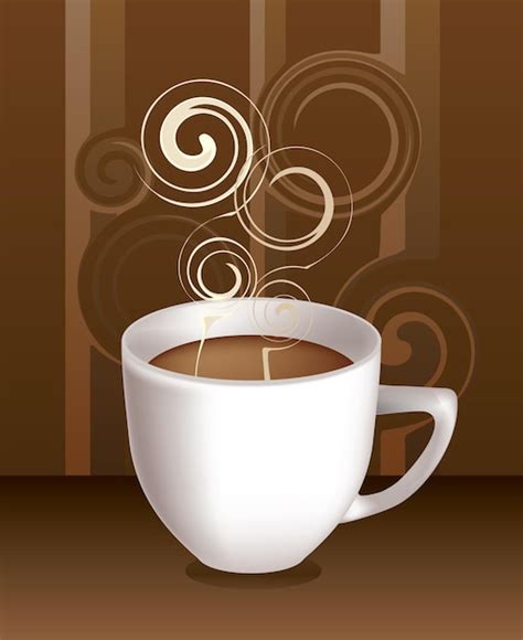 Premium Vector Vector Cup Of Hot Coffee
