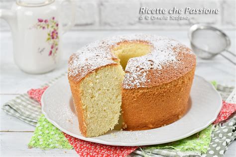 Chiffon Cake Ricetta Originale Ricette Che Passione Di Ornella Scofano