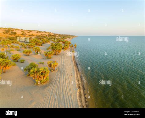 A Morning Walk On The Pristine Beach of Lake Turkana In Kenya's Far ...