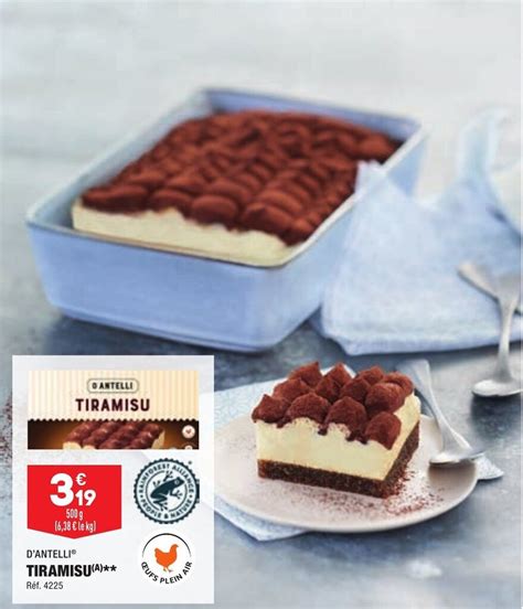 Promo Tiramisu Chez Aldi