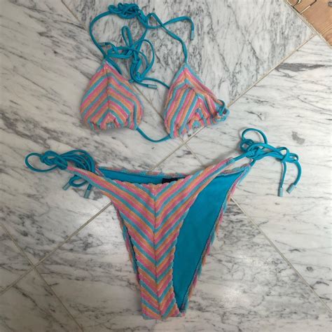 Triangl Sherbet Bikini Set Size Small Bamba Swim Depop