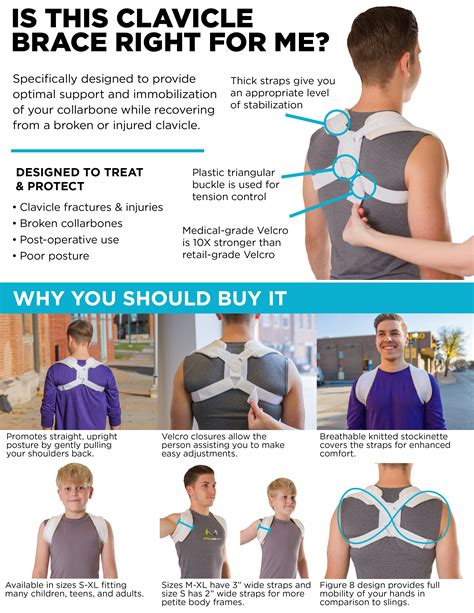 Figure 8 Clavicle Brace Posture Back Splint For Broken Collarbone