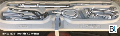 Bmw E36 Toolkit Tools Part Numbers