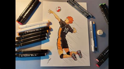 Cómo dibujar a Hinata Haikyuu YouTube