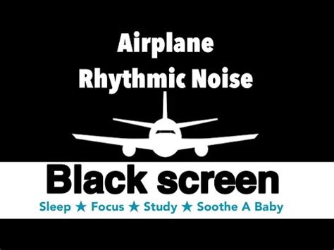 Sleep Instantly With Airline Flight Sounds Relaxing White Noise For