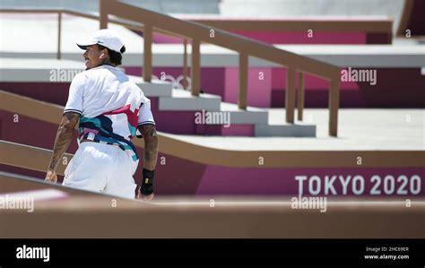 July Th Tokyo Japan Nyjah Huston Of United States In Action