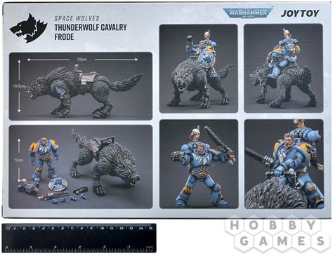 Фигурка JoyToy Warhammer 40 000 Space Wolves Thunderwolf Cavalry