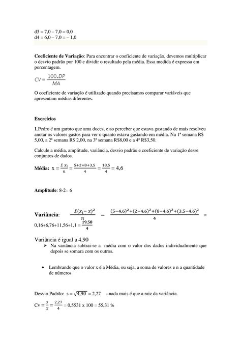 SOLUTION Medidas De Dispers O Studypool