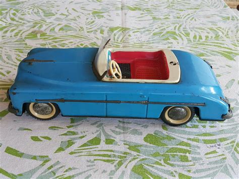 Vintage Packard S Lemezaru Gyar Tin Toy Friction Car Foreign Lemez