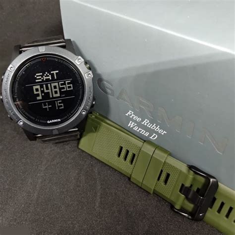 Jual BISA COD Jam Tangan Pria Sport GARMIN FENIX 5X Digital Free Tali