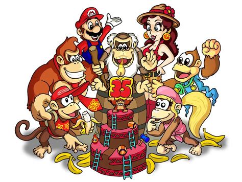 Donkey Kong 35th Anniversary By Mattdog1000000 On Deviantart Donkey