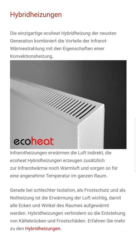 Ecoheat Hybridheizung Kaufen Auf Ricardo