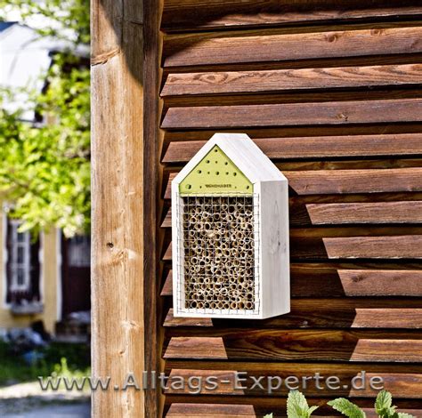 Insektenhotel für Wildbienen Schlupfwespen