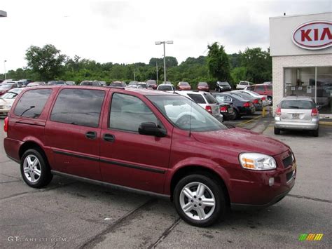 2005 Sport Red Metallic Chevrolet Uplander #14795830 | GTCarLot.com - Car Color Galleries