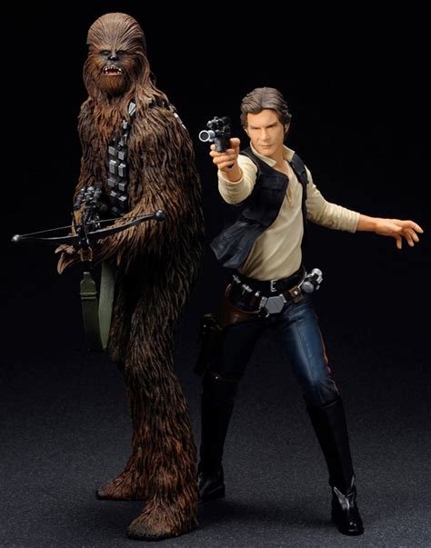 Han Solo & Chewbacca ARTFX+ Statue - GeekAlerts