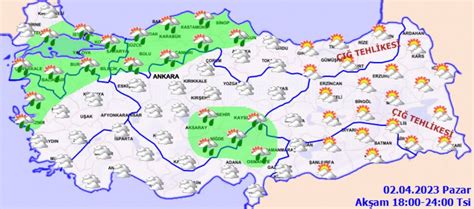 Meteoroloji Den Iddetli R Zgar Uyar S Te Nisan Yurt Geneli