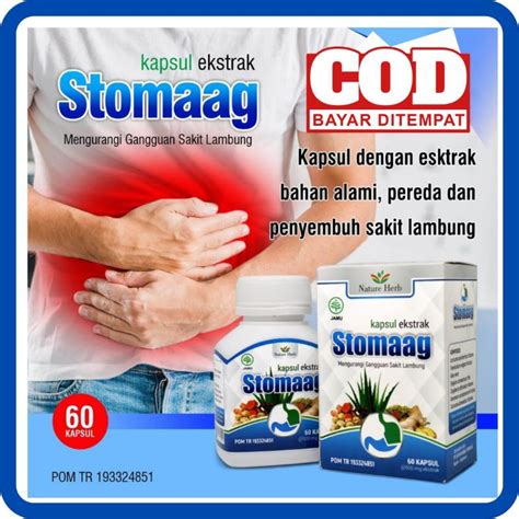 Jual STOMAAG Kapsul Stomagh Stomaagh Obat Herbal Asam Lambung Sakit