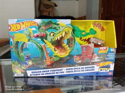 HOT WHEEL CITY DRAGON CHOMP NEW FOR 2022 NAGA HOT WHEL MAINAN TRACK MOBIL Bayi Anak Mainan