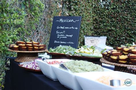 Taco Bar Station Bite Catering Los Angeles