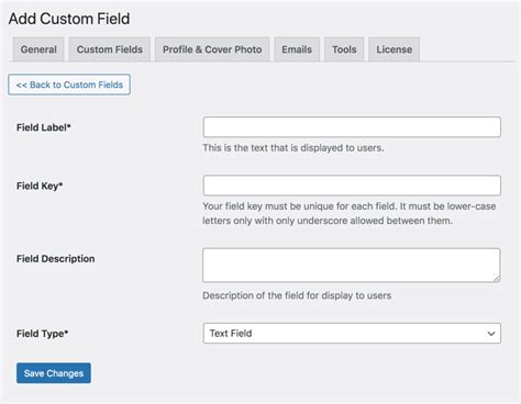 Create Custom User Profile Fields In Wordpress Profilepress Addon