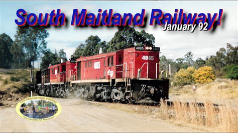 Srf Ll Ba South Maitland Railway January A Youtube