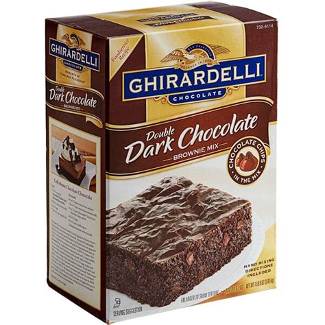 Ghirardelli Lb Double Dark Chocolate Brownie Mix