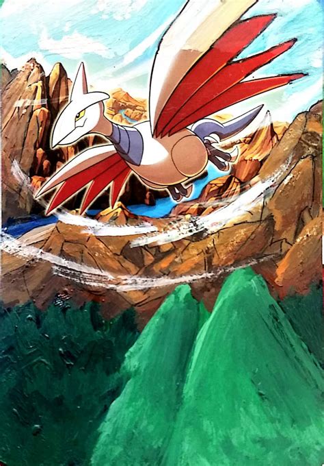 Skarmory ~ Pokemon Card Painting by CharmAnderxerneas on DeviantArt