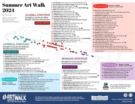 WS Art Walk Map – West Seattle Art Walk