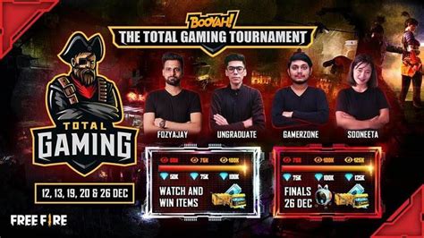 Free Fire Total Gaming Tournament Grand Finals And Play INS Qualifed Teams