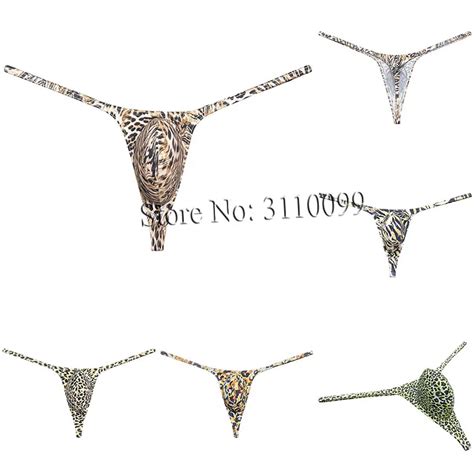 Tanga De Ba O De Leopardo Para Hombre Bikini De Culturismo Posar Bolsa De Contorno Ropa