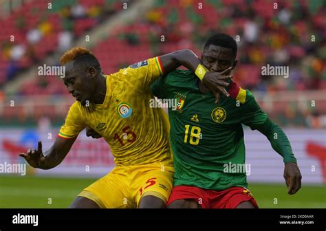 Martin Hongla Of Cameroon And Aschalew Tamene Of Ethiopia During