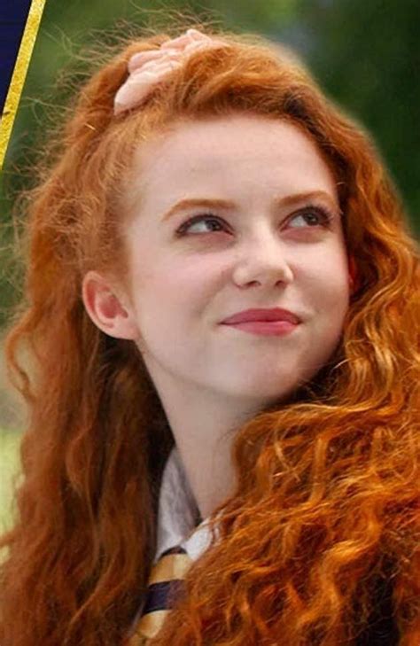 Beautiful Red Haired Teenager Francesca Capaldi Beautiful Freckles