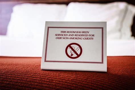 Wall Art Print Stock Photo No Smoking Sign In Hotel Room Large