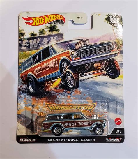 Drag Strip Chevy Nova Gasser Universo Hot Wheels