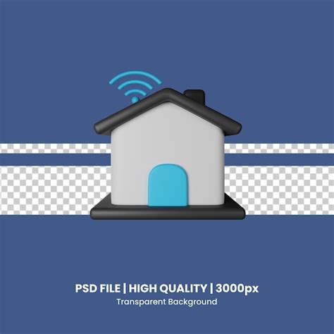 Premium PSD | Psd smart control 3d icon illustration