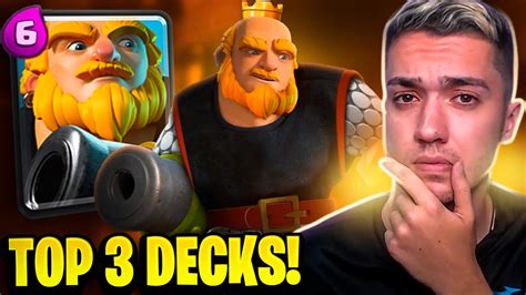 MELHORES DECKS ATUALMENTE DE GIGANTE REAL NO CLASH ROYALE YouTube