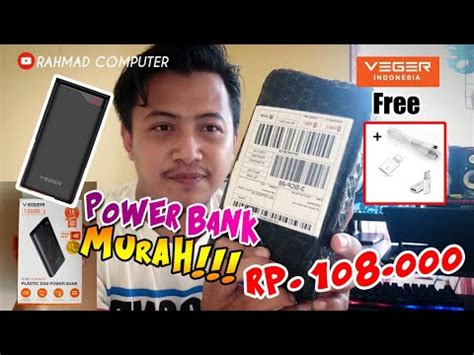 Unboxing Powerbank Veger X Mah Murah Youtube