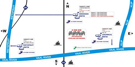 Vaal River Map