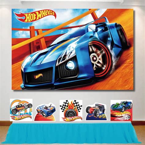 Kit Painel De Festa Hot Wheels X M E Display Mdf Elo