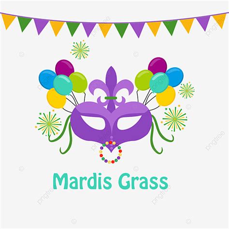 Vector De Mardi Gras Con Dise O De Globo De M Scara Png Mascarilla