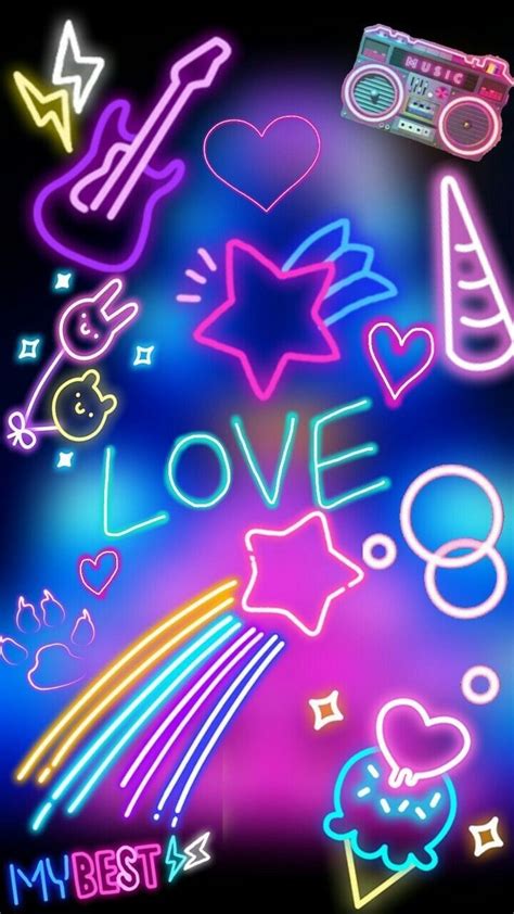 Pin By 👑queensociety👑 On Ect Ect Unlimited Neon Wallpaper Iphone